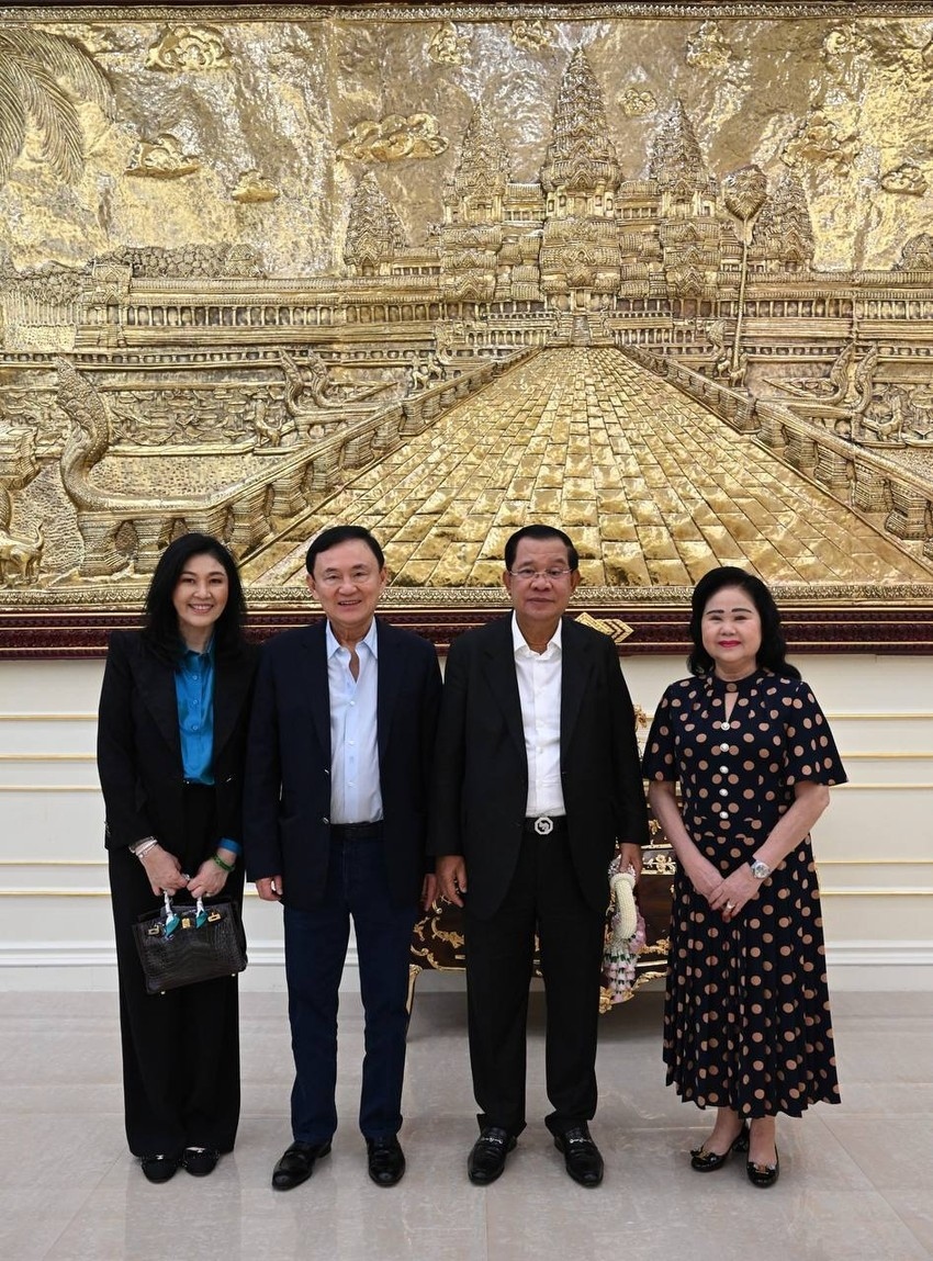 Cựu Thủ tướng Campuchia Hun Sen đến Thái Lan thăm cựu Thủ tướng Thaksin